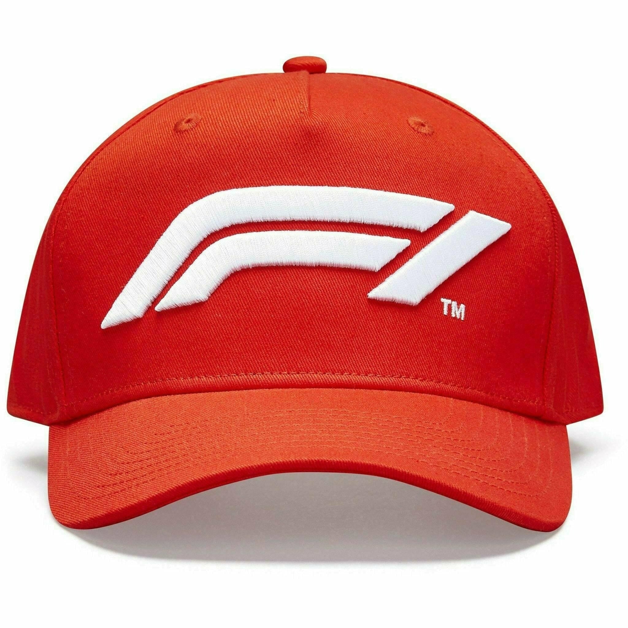 Formula 1 Tech Collection F1 Large Logo Baseball Hat Black White Red CMC Motorsports