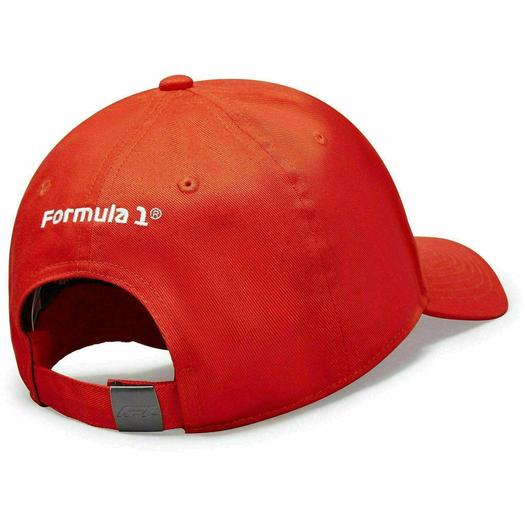 Formula 1 Tech Collection F1 Large Logo Baseball Hat- Black/White/Red/Pink/Lime/Blue Hats Firebrick