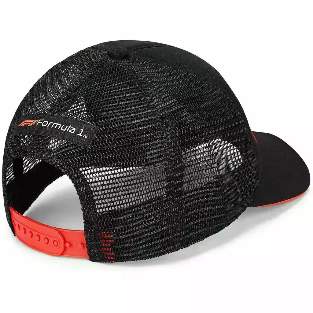Formula 1 Tech Collection F1 Large Logo Trucker Hat Hats Black