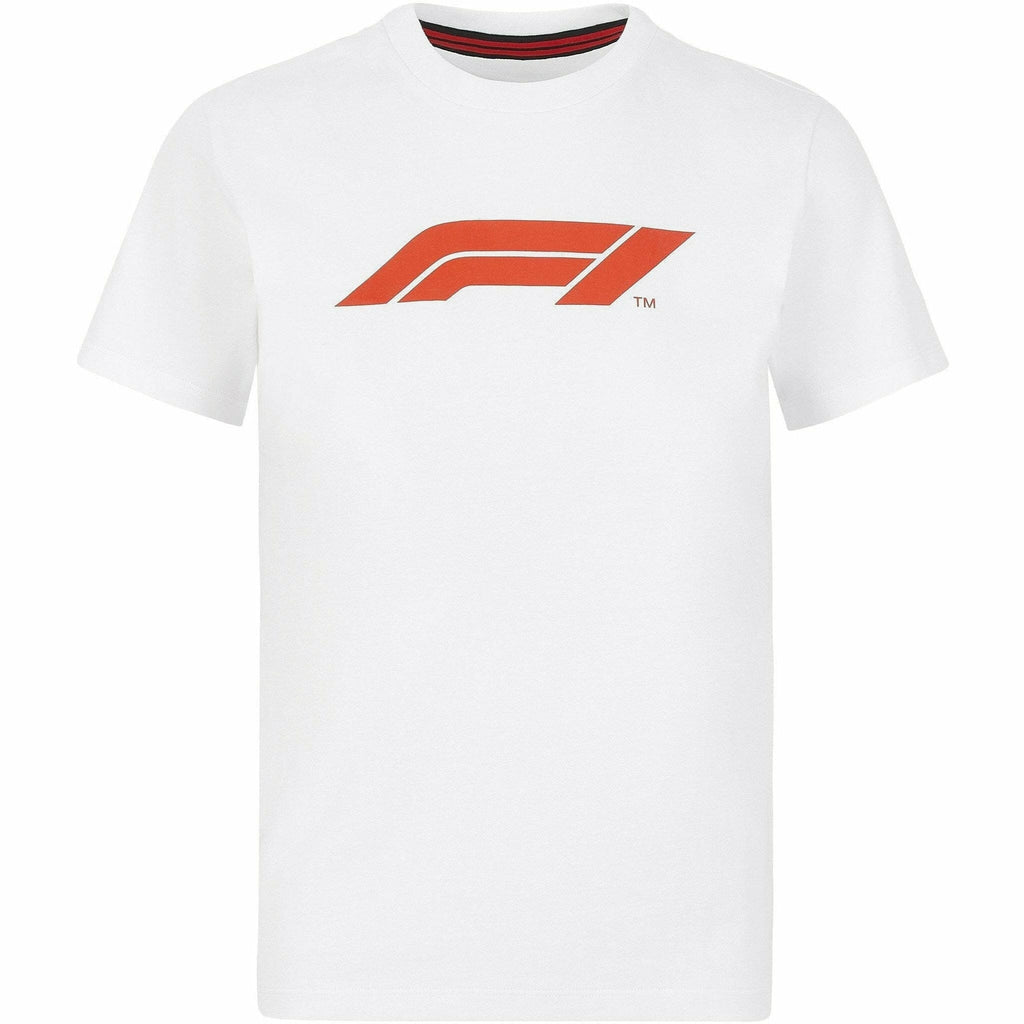 Formula 1 Tech Collection F1 Kids Logo T-Shirt Black/White/Red T-shirts Tomato