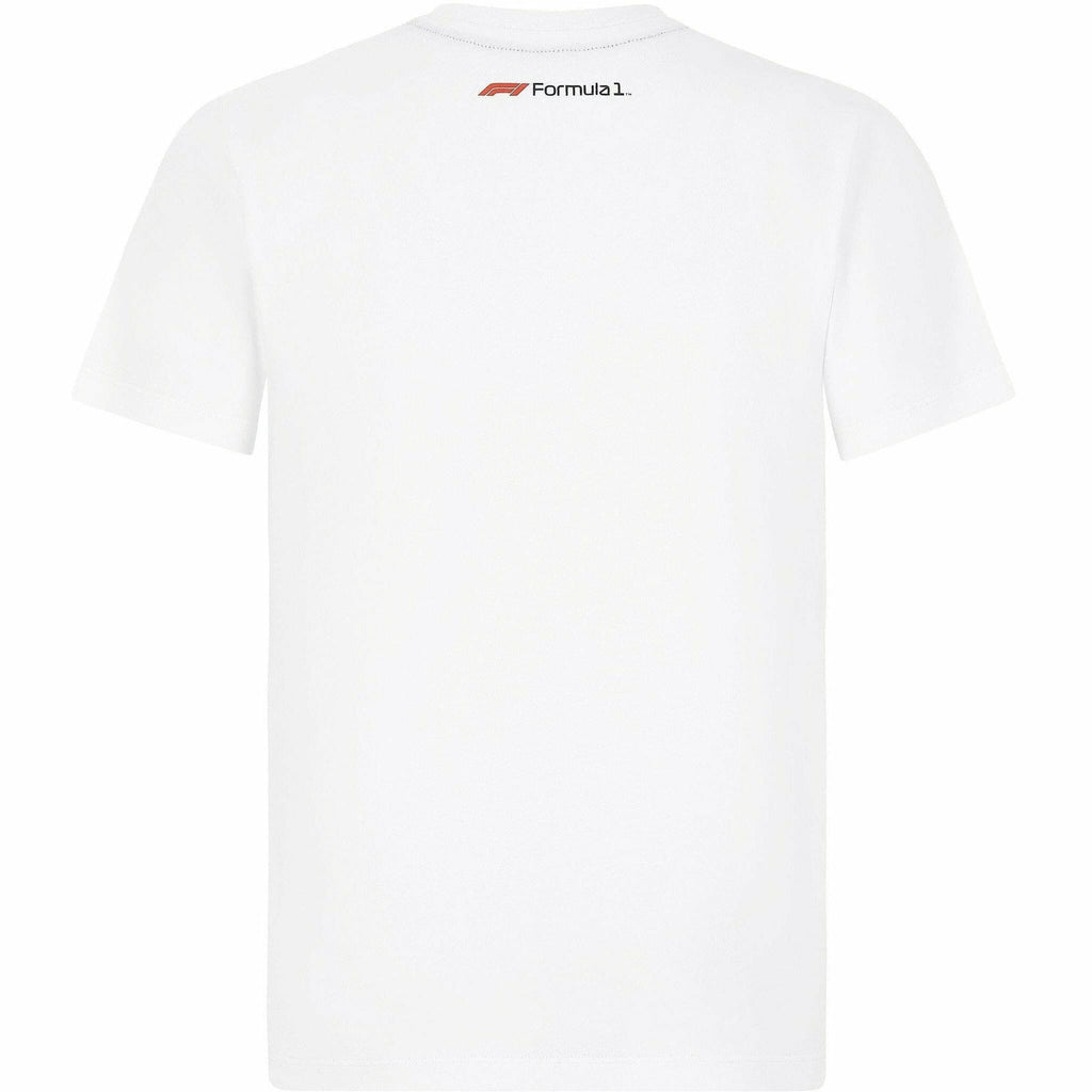 Formula 1 Tech Collection F1 Kids Logo T-Shirt Black/White/Red T-shirts White Smoke