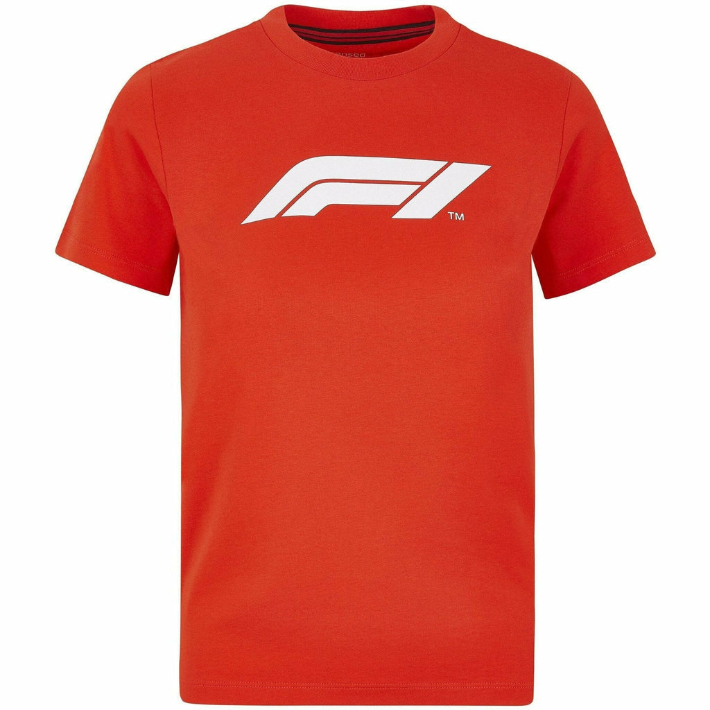Formula 1 Tech Collection F1 Kids Logo T-Shirt Black/White/Red T-shirts Firebrick