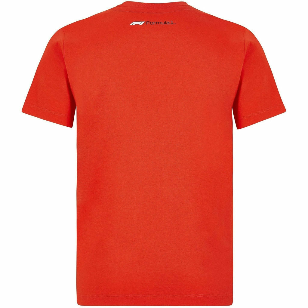 Formula 1 Tech Collection F1 Kids Logo T-Shirt Black/White/Red T-shirts Orange Red