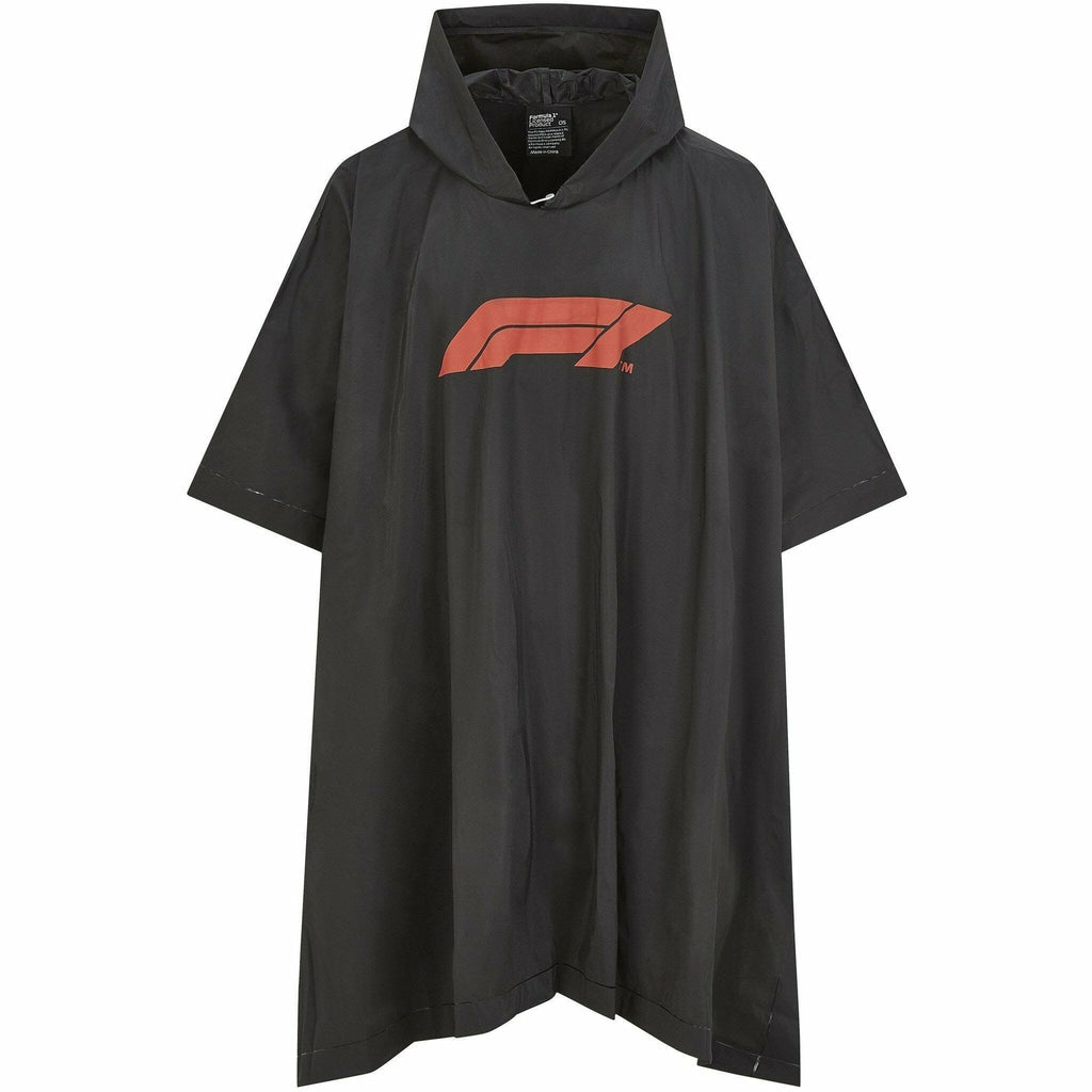 Formula 1 Tech Collection F1 Logo Poncho Black Jackets Dark Slate Gray