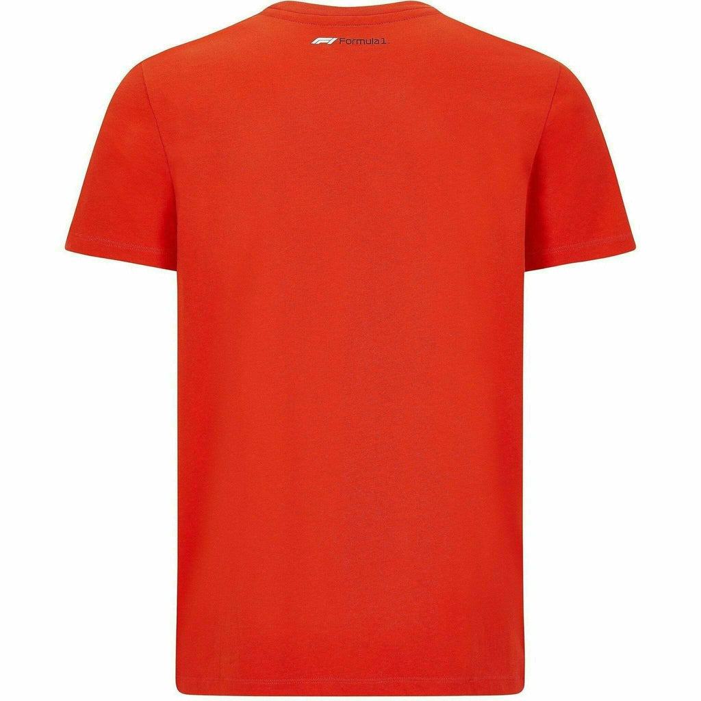 Formula 1 Tech Collection F1 Men's Large Logo T-Shirt T-shirts Orange Red