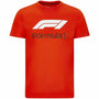 Formula 1 Tech Collection F1 Men's #1 T-Shirt Navy/Red T-shirts Firebrick