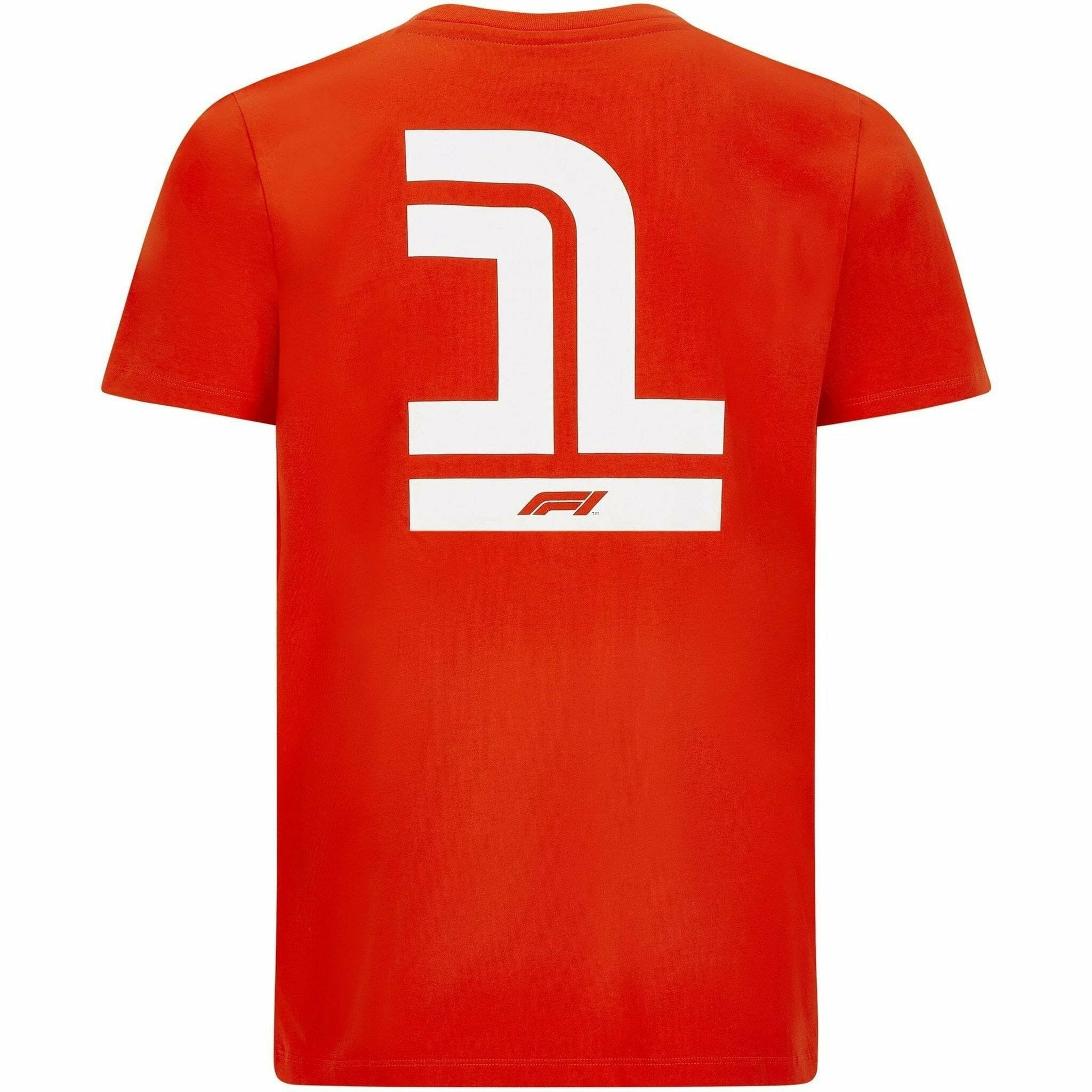 Formula 1 Tech Collection F1 Men's #1 T-Shirt Navy/Red T-shirts Firebrick