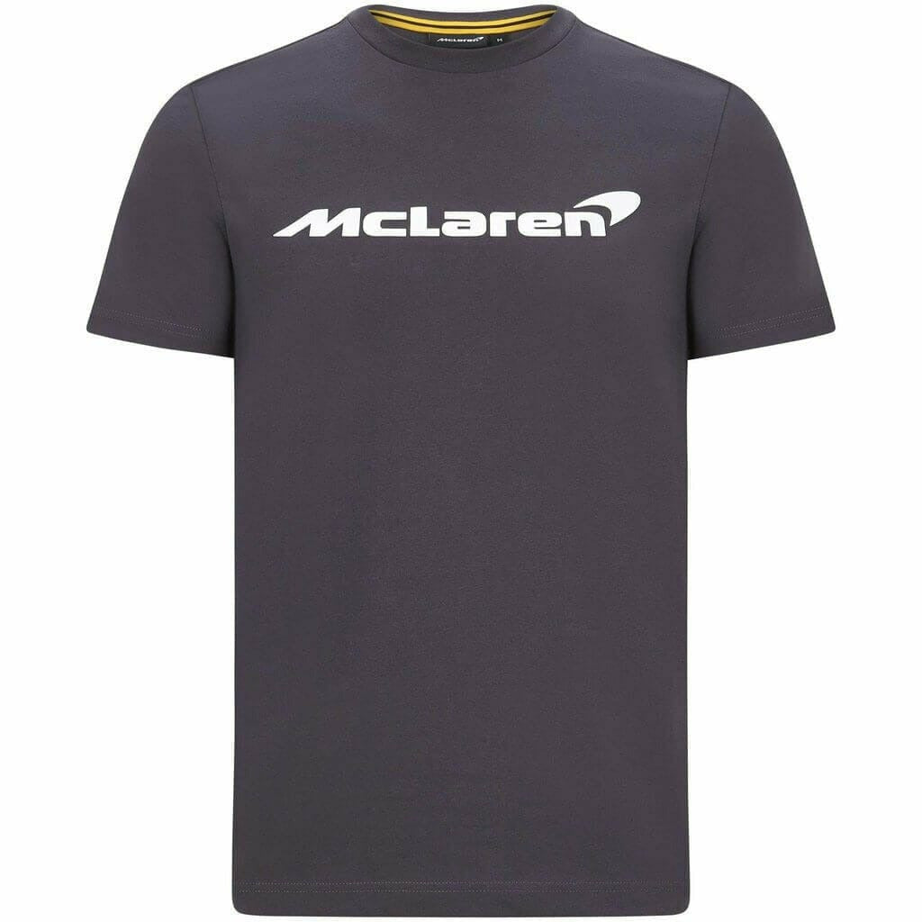 McLaren F1 Men's Essentials T-Shirt Anthracite/Orange/Blue T-shirts Dark Slate Gray