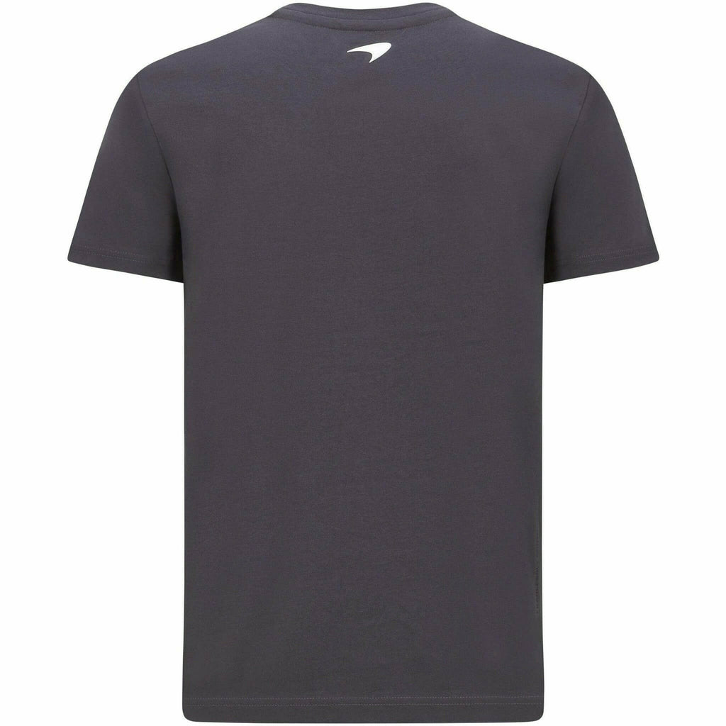 McLaren F1 Men's Essentials T-Shirt Anthracite/Orange/Blue T-shirts Dark Slate Gray