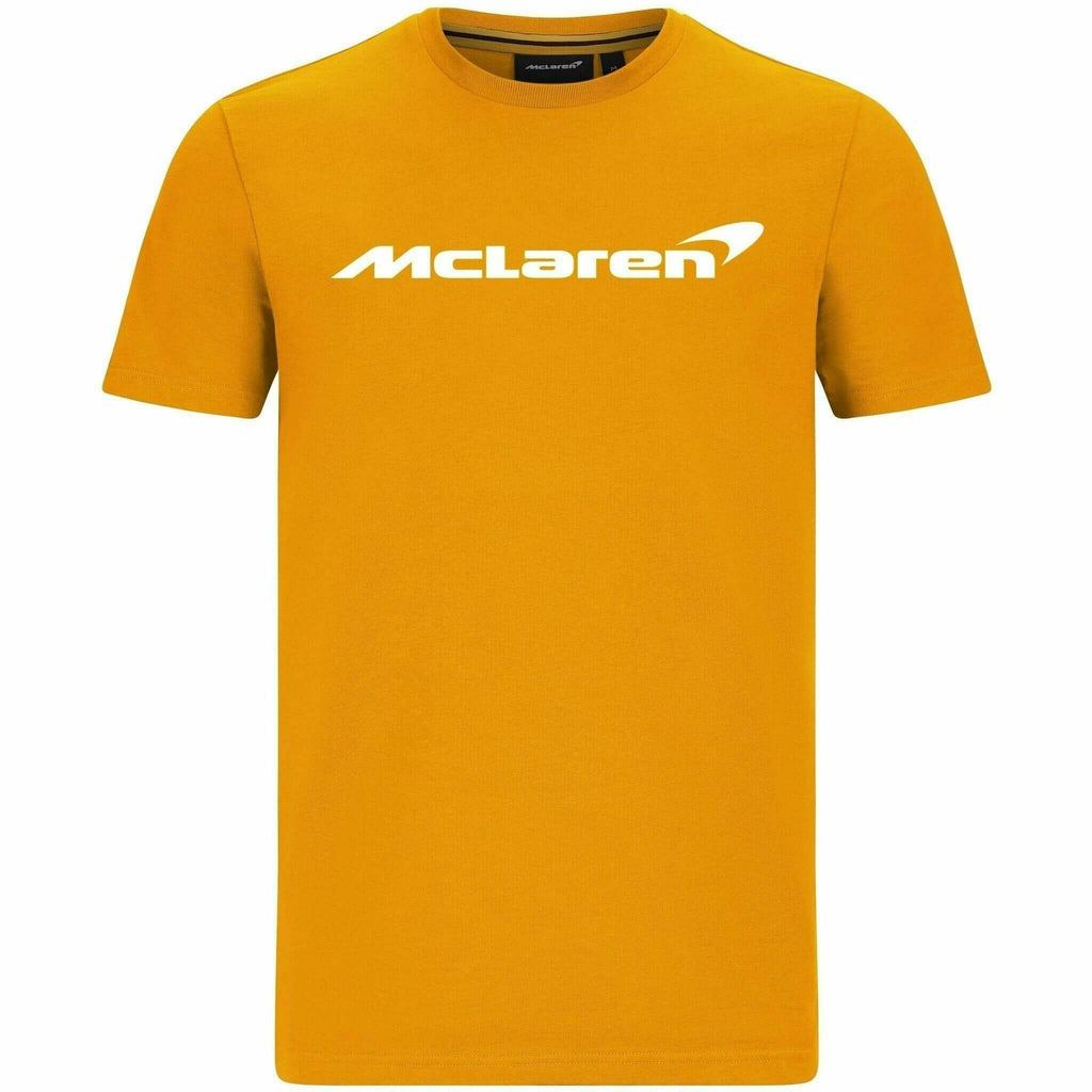 McLaren F1 Men's Essentials T-Shirt Anthracite/Orange/Blue T-shirts Goldenrod
