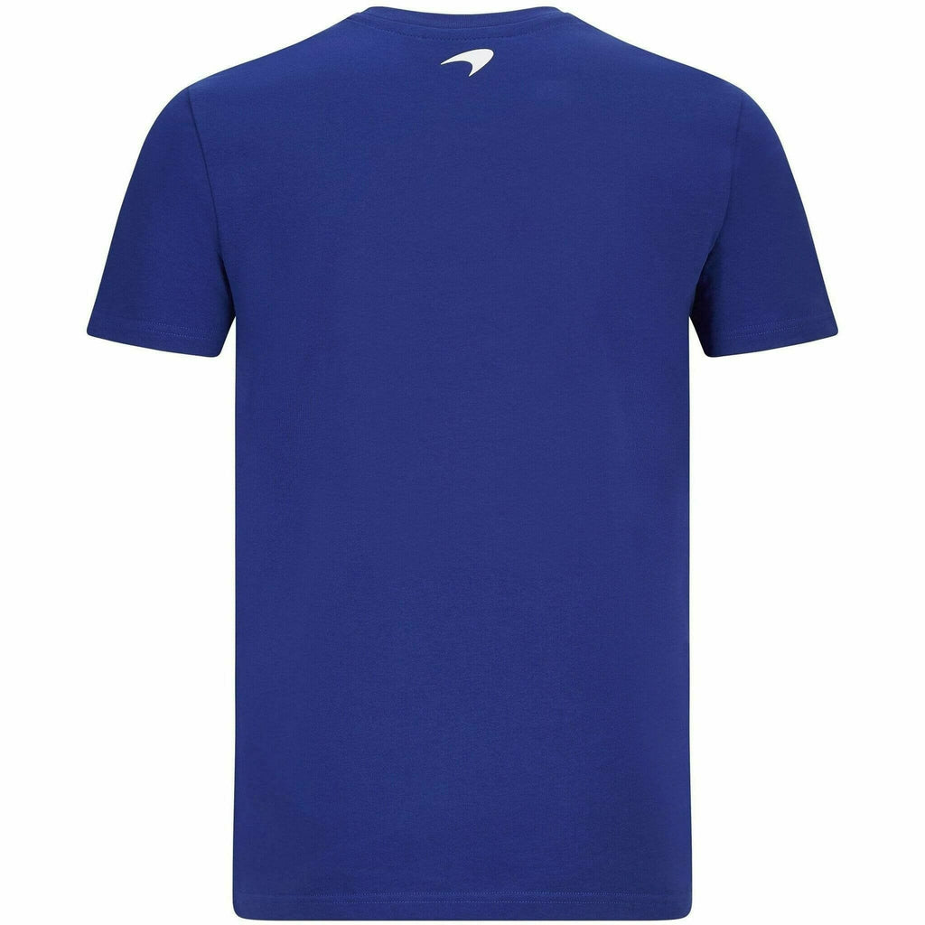 McLaren F1 Men's Essentials T-Shirt Anthracite/Orange/Blue T-shirts Dark Slate Blue