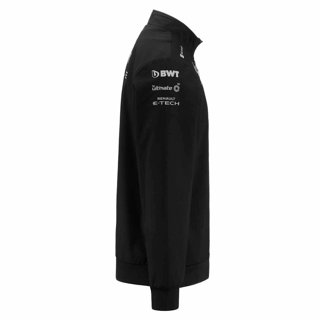 Alpine Racing F1 2023 Men's Team Softshell Jacket - Black Jackets Black