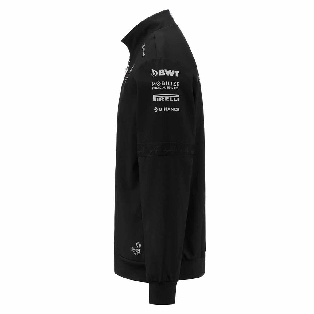 Alpine Racing F1 2023 Men's Team Softshell Jacket - Black Jackets Black