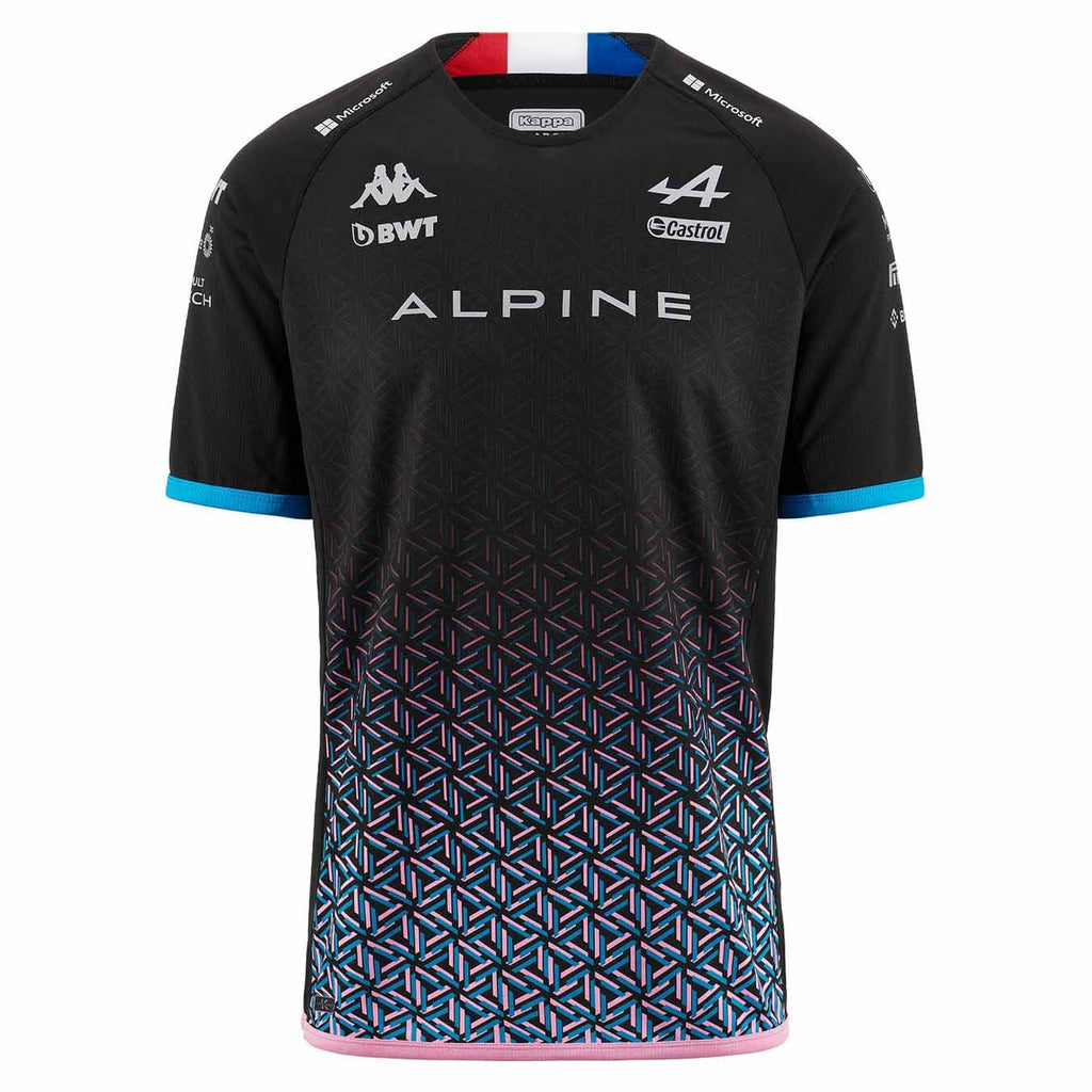 Alpine Racing F1 2023 Men's Esteban Ocon Team T-Shirt - Black T-shirts Alpine 