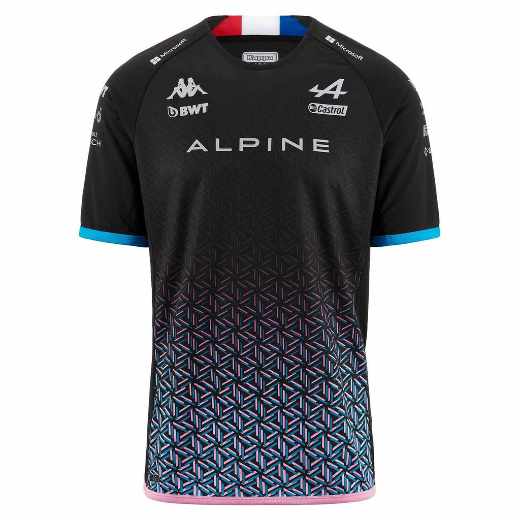 Alpine Racing F1 2023 Kids Esteban Ocon Team T-Shirt - Youth Black T-shirts Alpine 