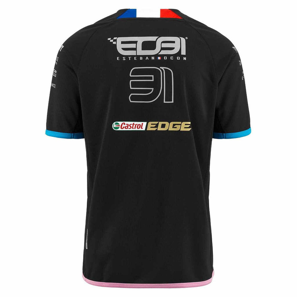 Alpine Racing F1 2023 Kids Esteban Ocon Team T-Shirt - Youth Black T-shirts Alpine 