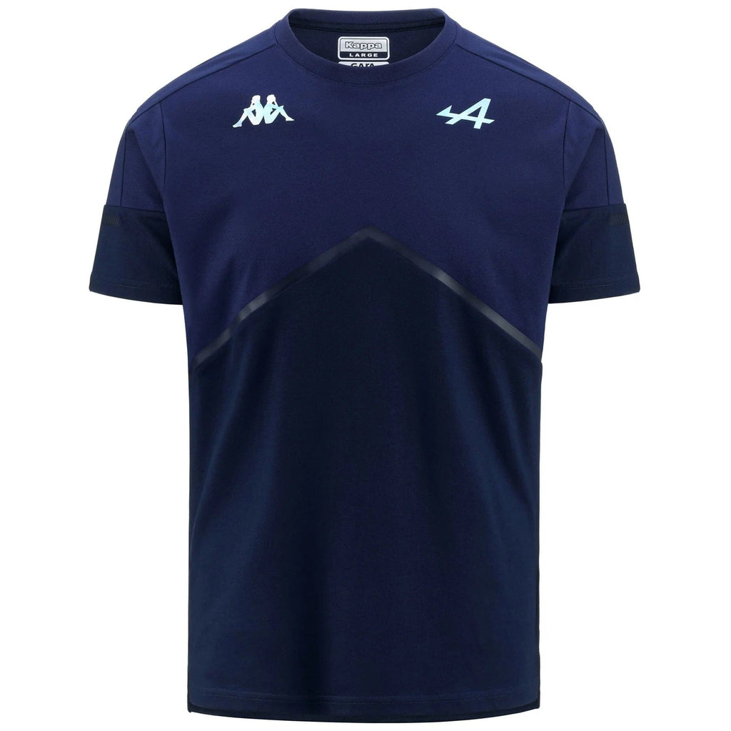 Alpine Racing F1 Men's Supporter T-Shirt- Blue/Dark Grey/Light Gray T-shirts Alpine S Blue 