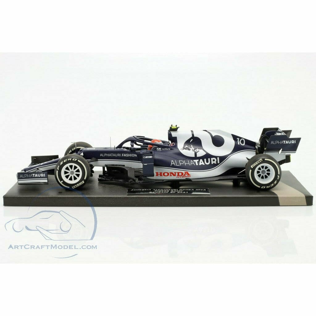 Scuderia Alpha Tauri F1 Pierre Gasly Honda At2 Bahrain GP 1:18 Model Car - Minichamps Model Cars Dark Slate Gray