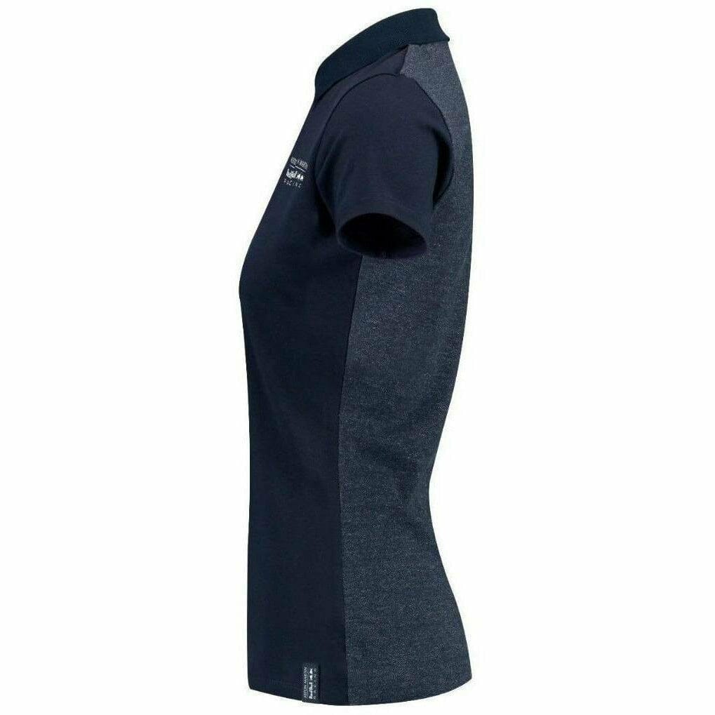 Aston Martin Red Bull Racing Formula 1 Women's Blue Seasonal Polo Polos Dark Slate Gray