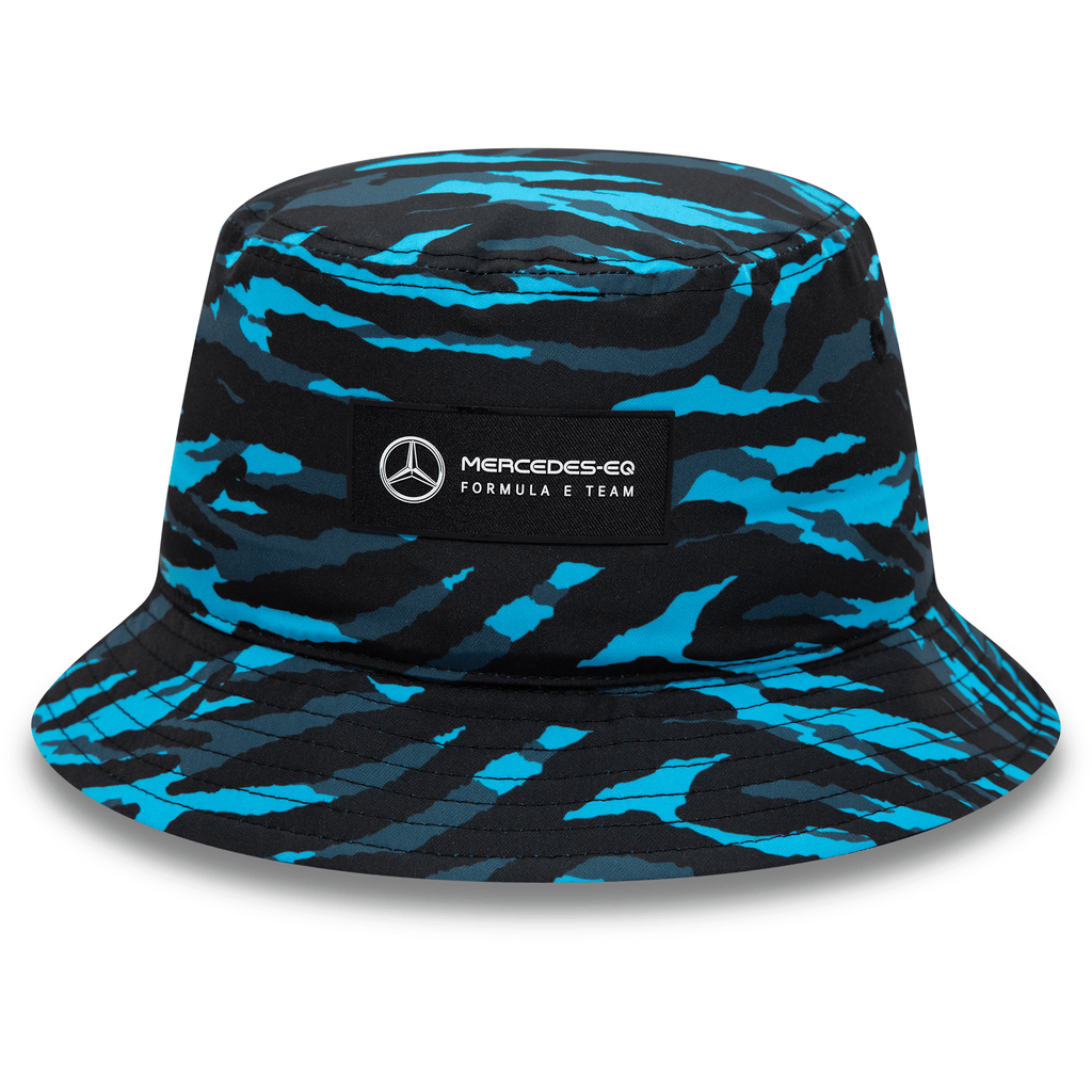 Mercedes Benz EQ Formula E New Era Bucket Hat - Camo Hats Dark Slate Gray