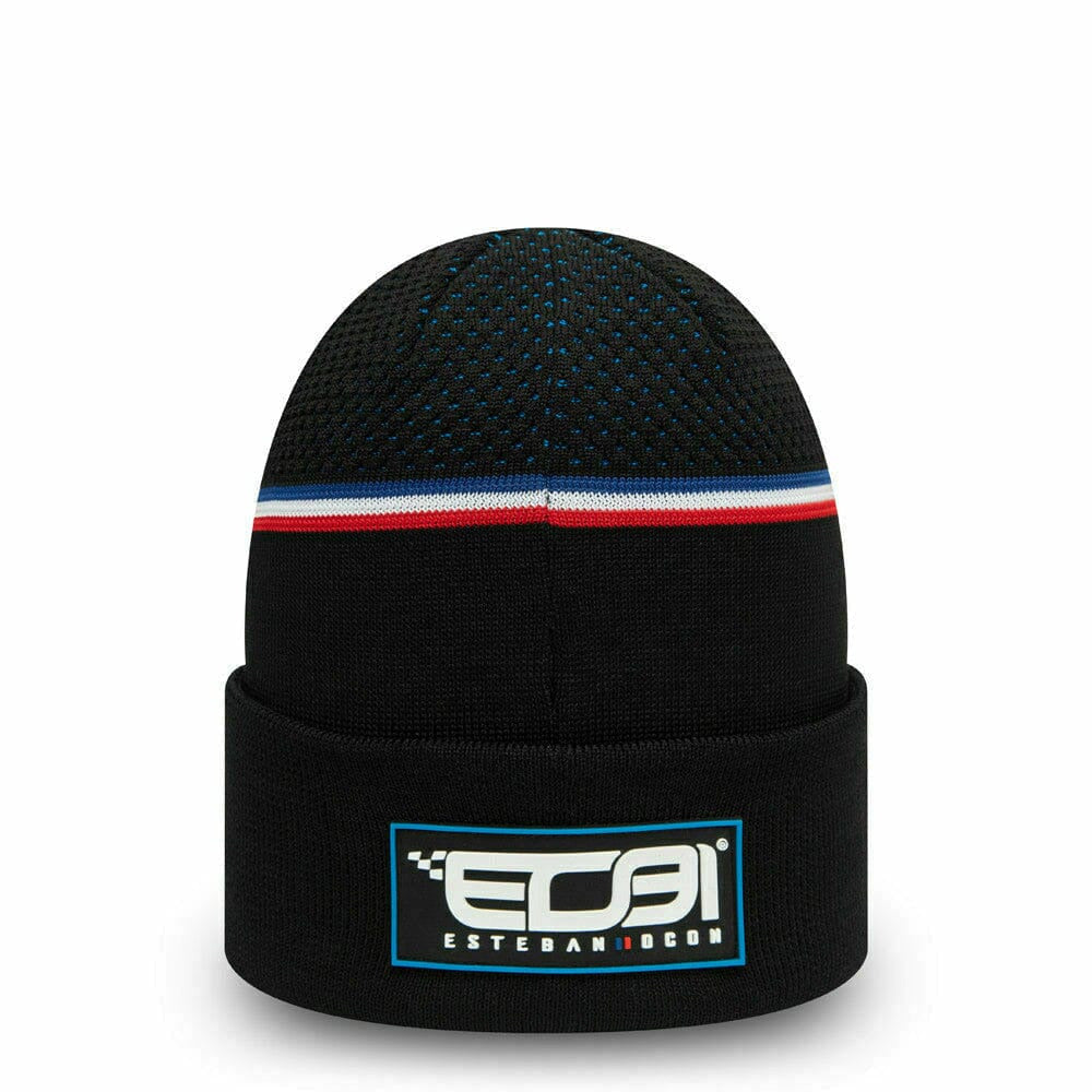 Alpine Racing F1 New Era Esteban Ocon Cuff Beanie - Black Hats Black