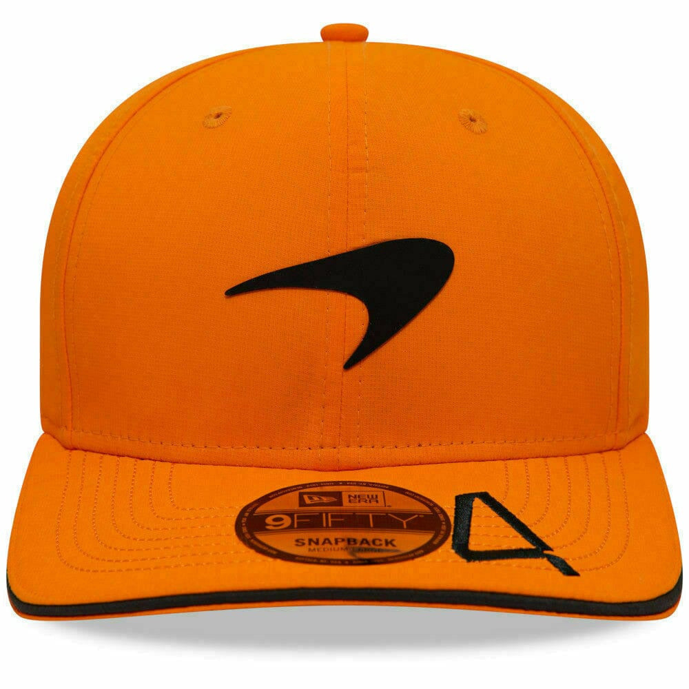 McLaren F1 New Era 9Fifty 2022 Team Lando Norris Pre Curve Hat - Papaya Hats Chocolate