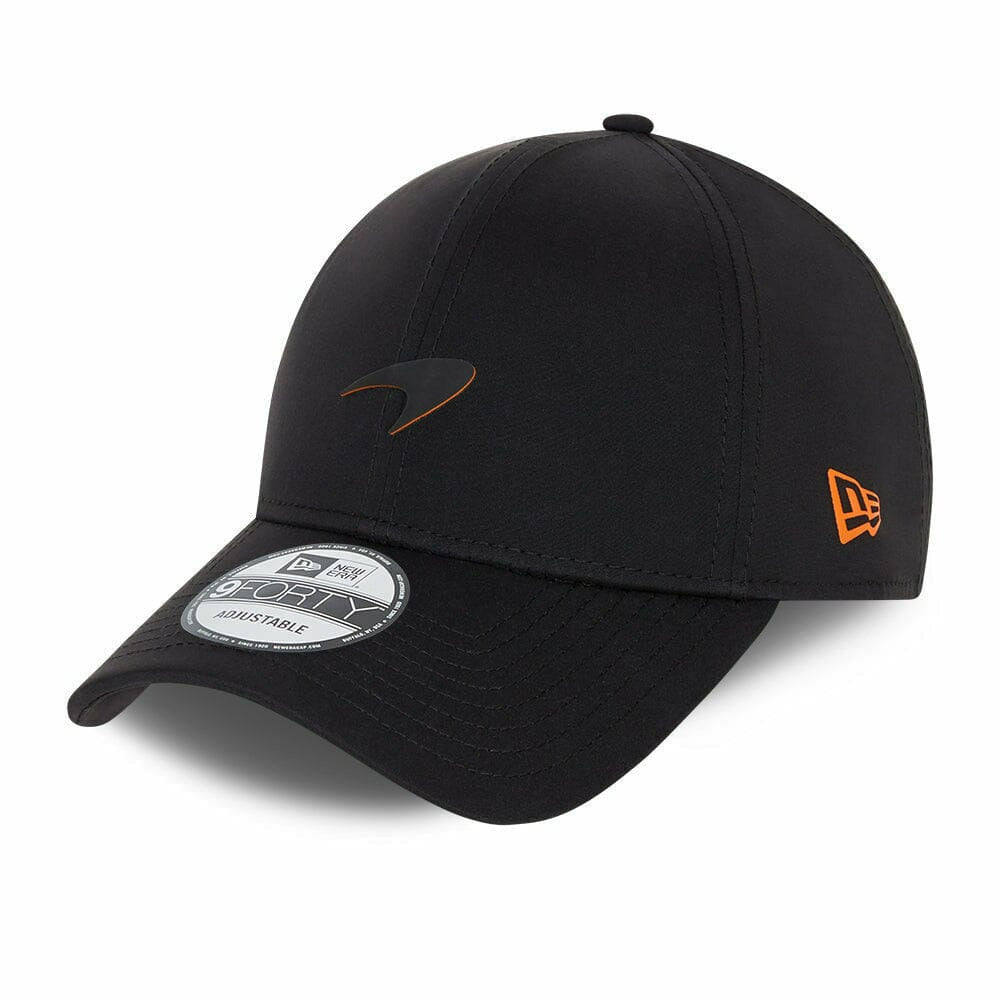 McLaren F1 Lifestyle New Era 9Forty Baseball Hat - Black Hats Dark Slate Gray