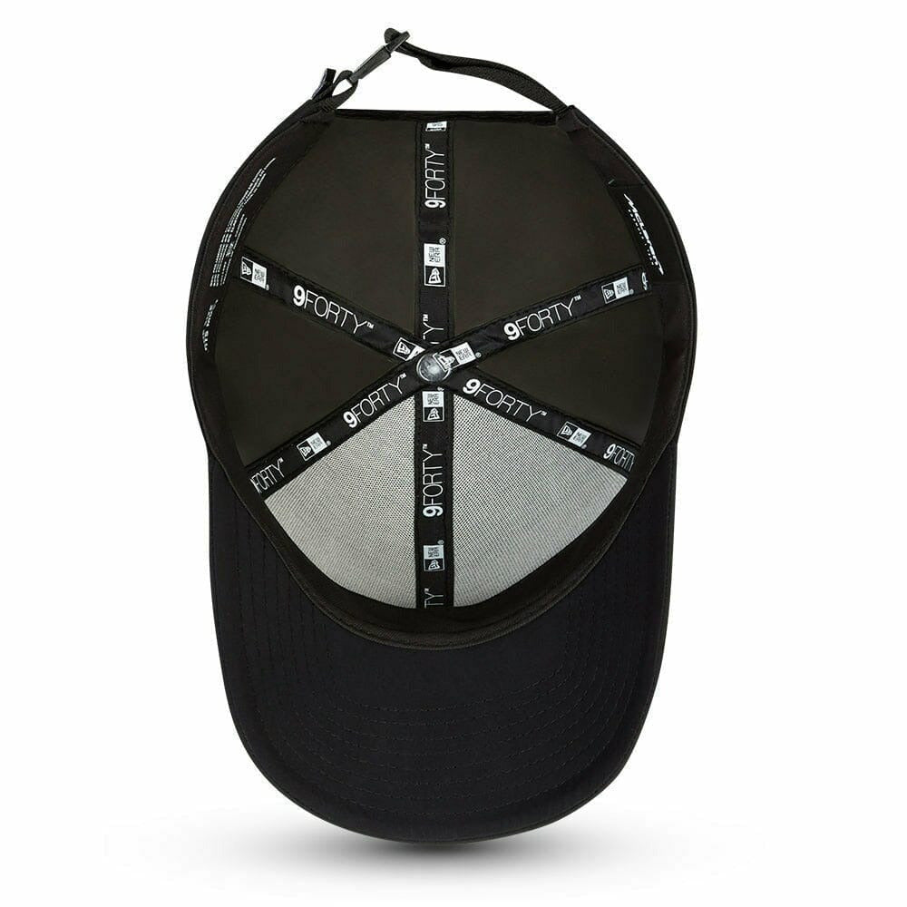 McLaren F1 Lifestyle New Era 9Forty Baseball Hat - Black Hats Black