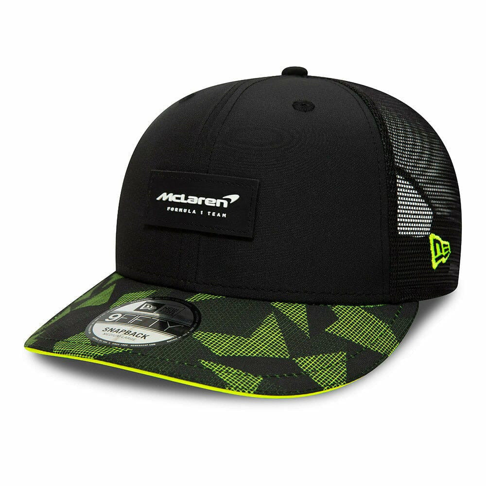 McLaren F1 New Era 9Fifty Lando Norris Geo Pre Curve Hat - Black Hats Black