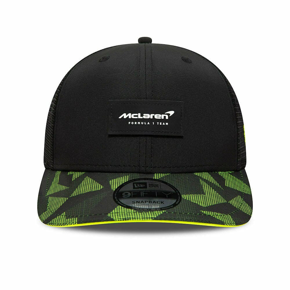 McLaren F1 New Era 9Fifty Lando Norris Geo Pre Curve Hat - Black Hats Dark Slate Gray