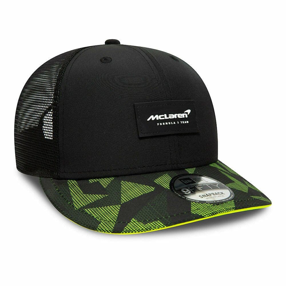 McLaren F1 New Era 9Fifty Lando Norris Geo Pre Curve Hat - Black Hats Dark Slate Gray