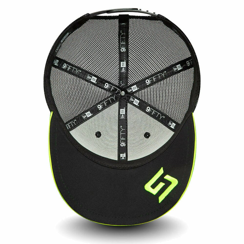 McLaren F1 New Era 9Fifty Lando Norris Geo Pre Curve Hat - Black Hats Light Gray