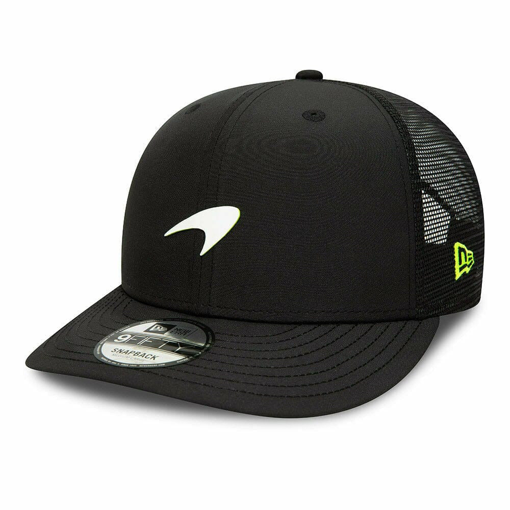 McLaren F1 New Era 9Fifty Lando Norris Logo Pre Curve Hat - Black Hats Dark Slate Gray