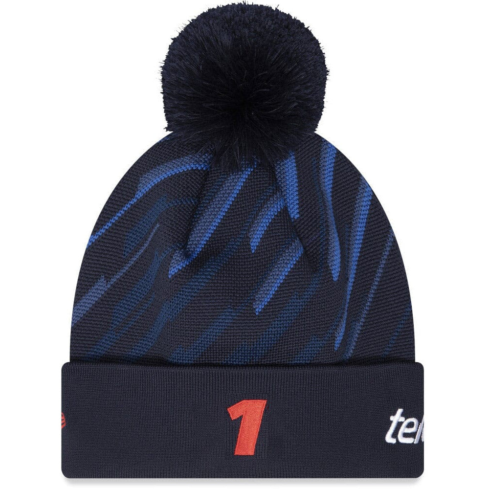 Red Bull Racing F1 New Era Team Max Verstappen Cuff Beanie Hats Dark Slate Gray
