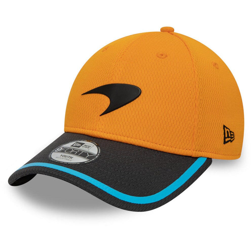 McLaren F1 NEW ERA 9FORTY 2023 Kids Team Baseball Hat - Youth Papaya Hats Dark Slate Gray