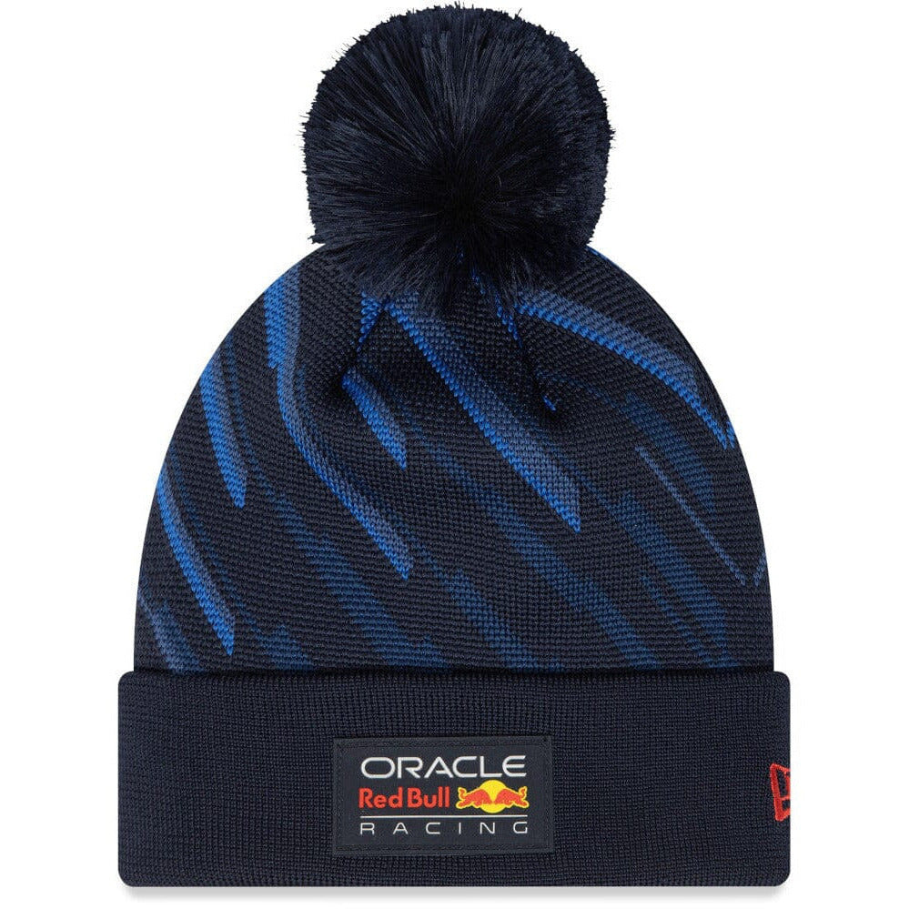 Red Bull Racing F1 New Era Kids Team Cuff Beanie Hats Dark Slate Gray