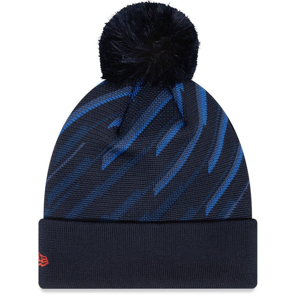 Red Bull Racing F1 New Era Kids Team Cuff Beanie Hats Dark Slate Gray