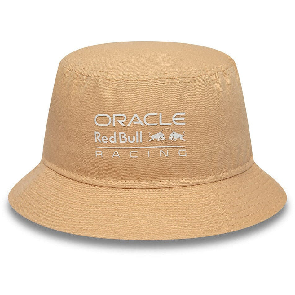 Red Bull Racing F1 New Era Seasonal Bucket Hat Hats Tan