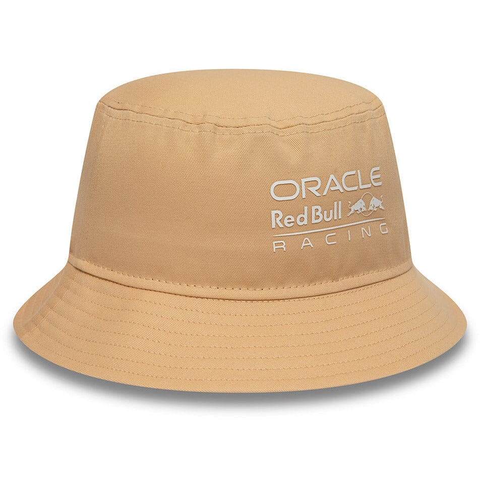 Red Bull Racing F1 New Era Seasonal Bucket Hat Hats Tan