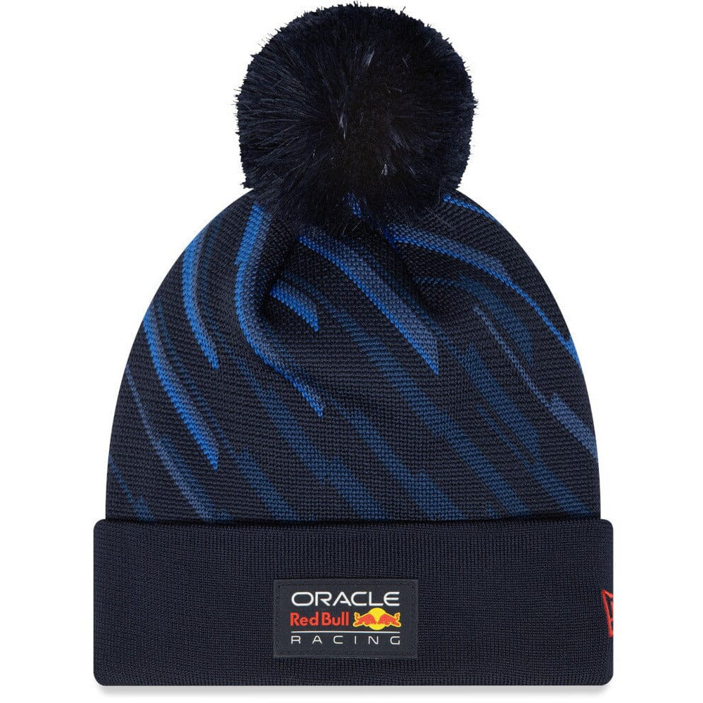 Red Bull Racing F1 New Era Team Cuff Beanie Hats Dark Slate Gray