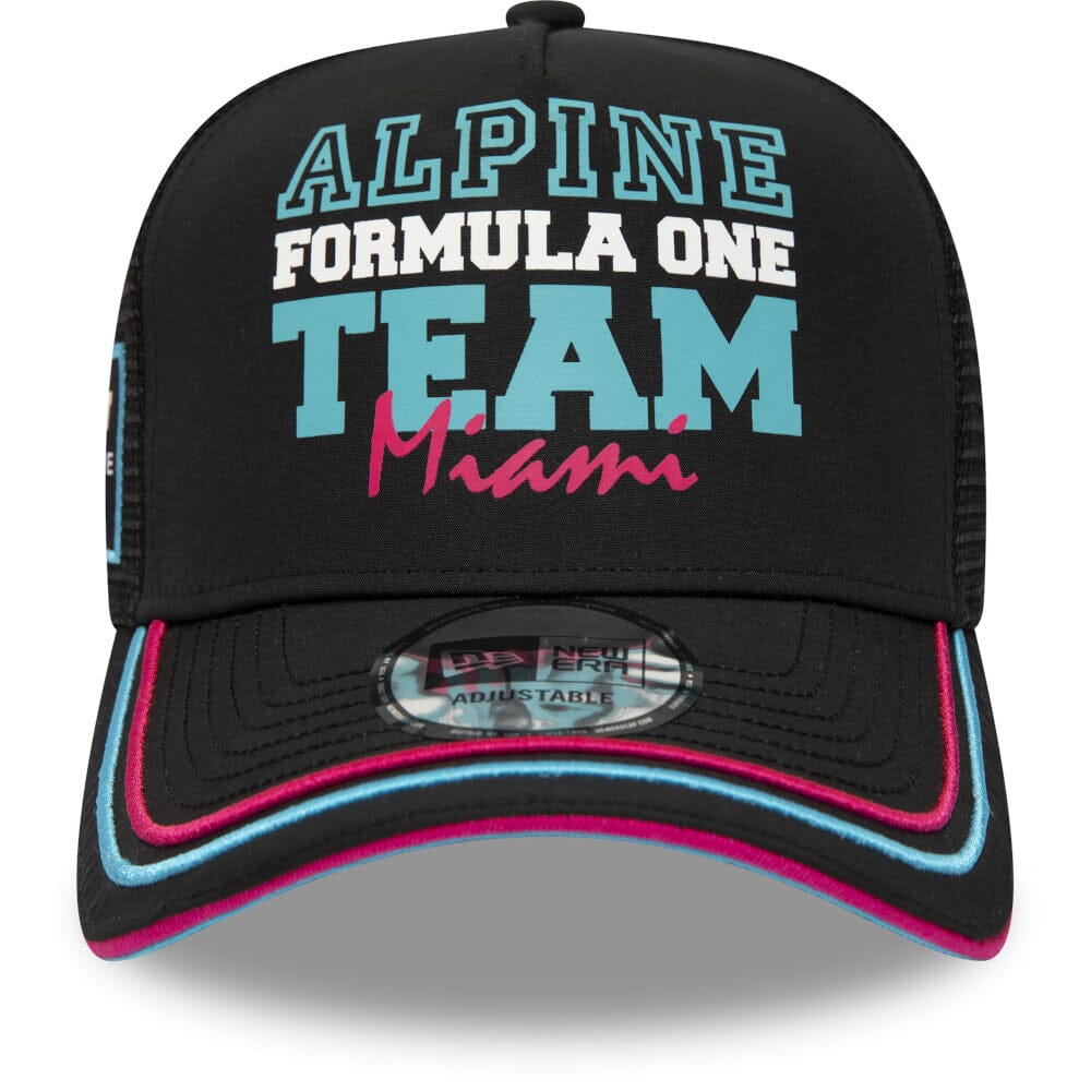 Alpine Racing F1 New Era 9forty 2023 Special Edition Miami Baseball Hat Hats Alpine 