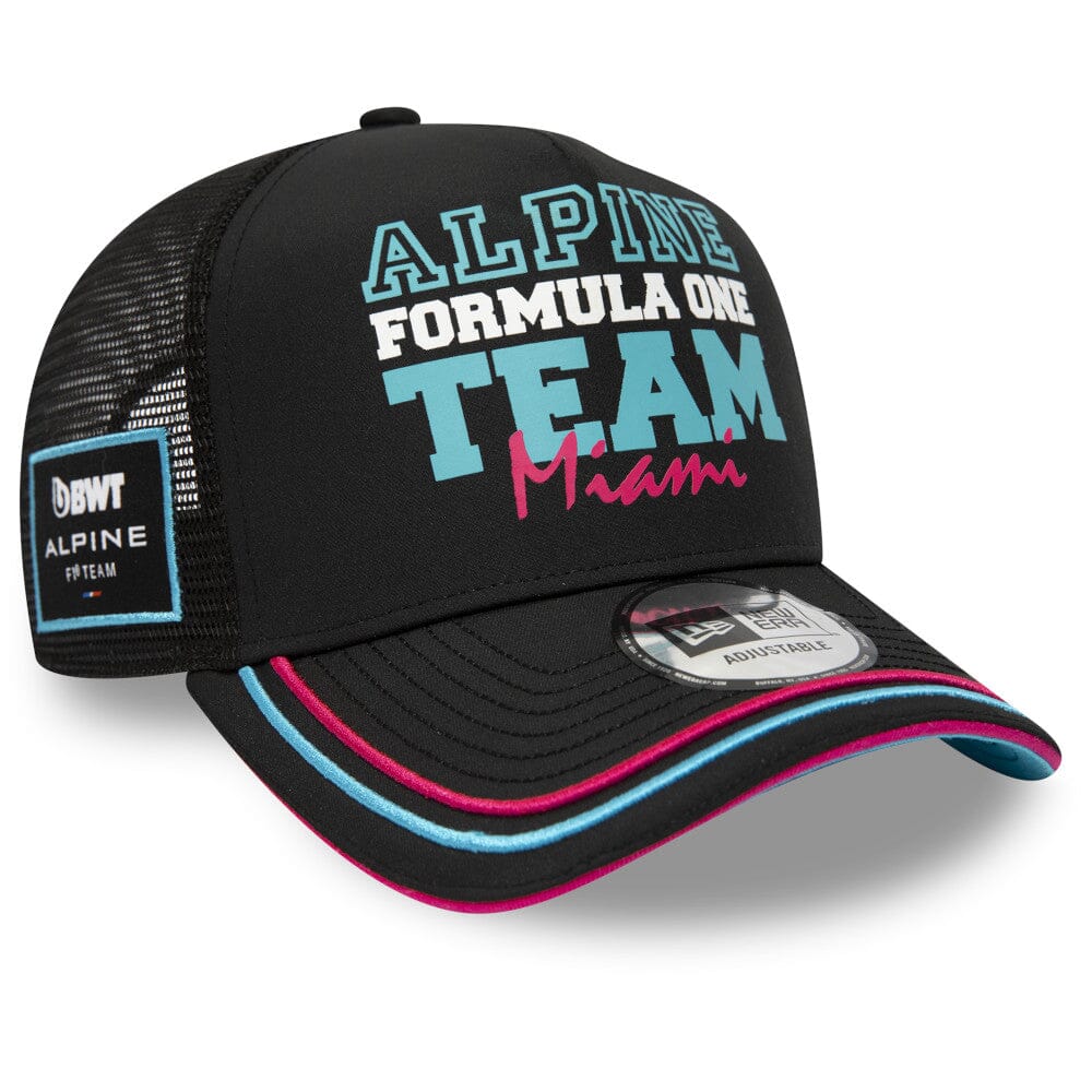 Alpine Racing F1 New Era 9forty 2023 Special Edition Miami Baseball Hat Hats Alpine 