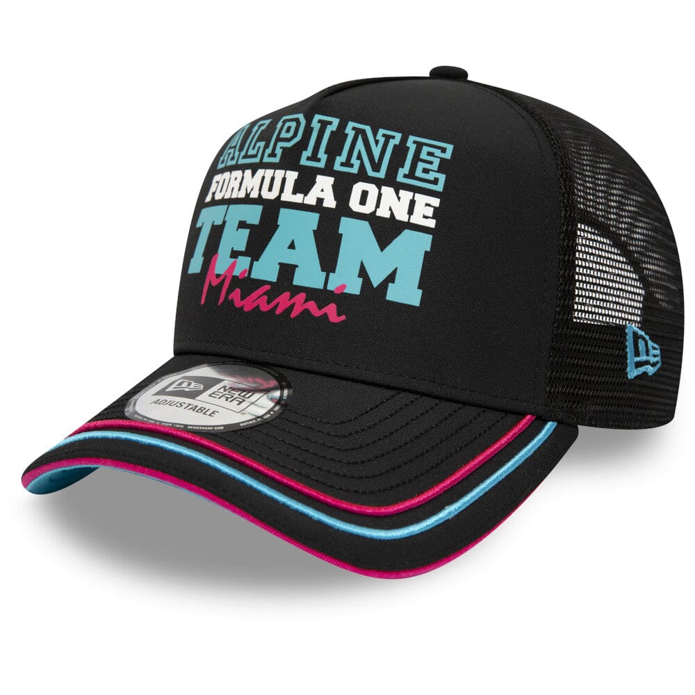 Alpine Racing F1 New Era 9forty 2023 Special Edition Miami Baseball Hat Hats Alpine 