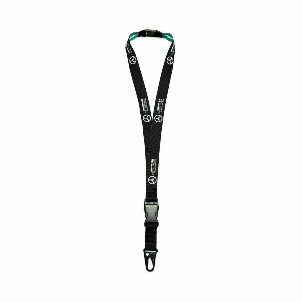 Mercedes Benz AMG Petronas F1 Lanyard -Black Lanyard Light Gray