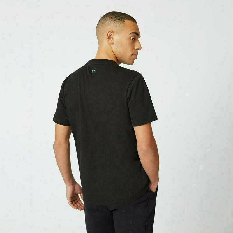 Mercedes Benz AMG Petronas F1 Unisex Large Logo T-Shirt - Black/Gray/White T-shirts Dark Slate Gray