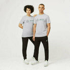 Mercedes Benz AMG Petronas F1 Unisex Large Logo T-Shirt - Black/Gray/White T-shirts Light Gray