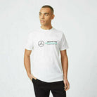 Mercedes Benz AMG Petronas F1 Unisex Large Logo T-Shirt - Black/Gray/White T-shirts Lavender