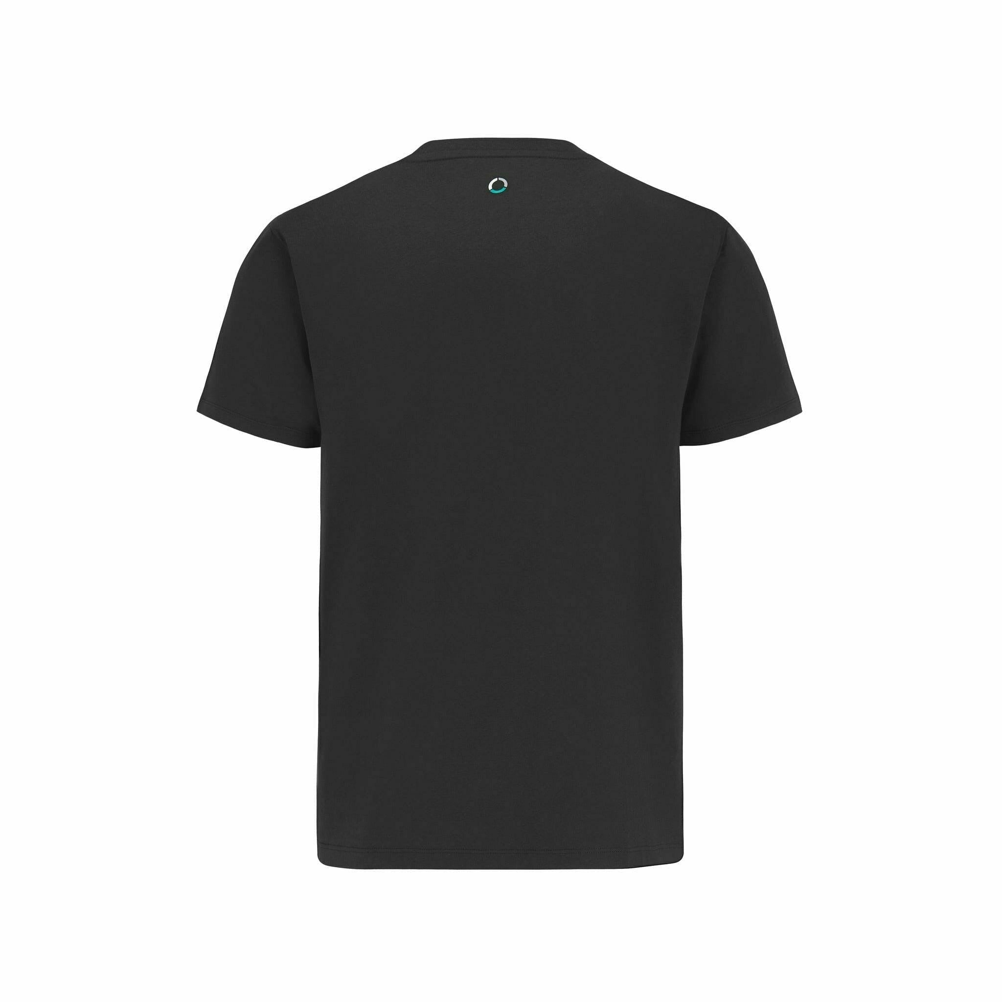 Mercedes Benz AMG Petronas F1 Unisex Small Logo T-Shirt - Black/Gray T-shirts Dark Slate Gray