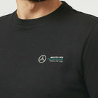 Mercedes Benz AMG Petronas F1 Unisex Small Logo T-Shirt - Black/Gray T-shirts Dark Slate Gray
