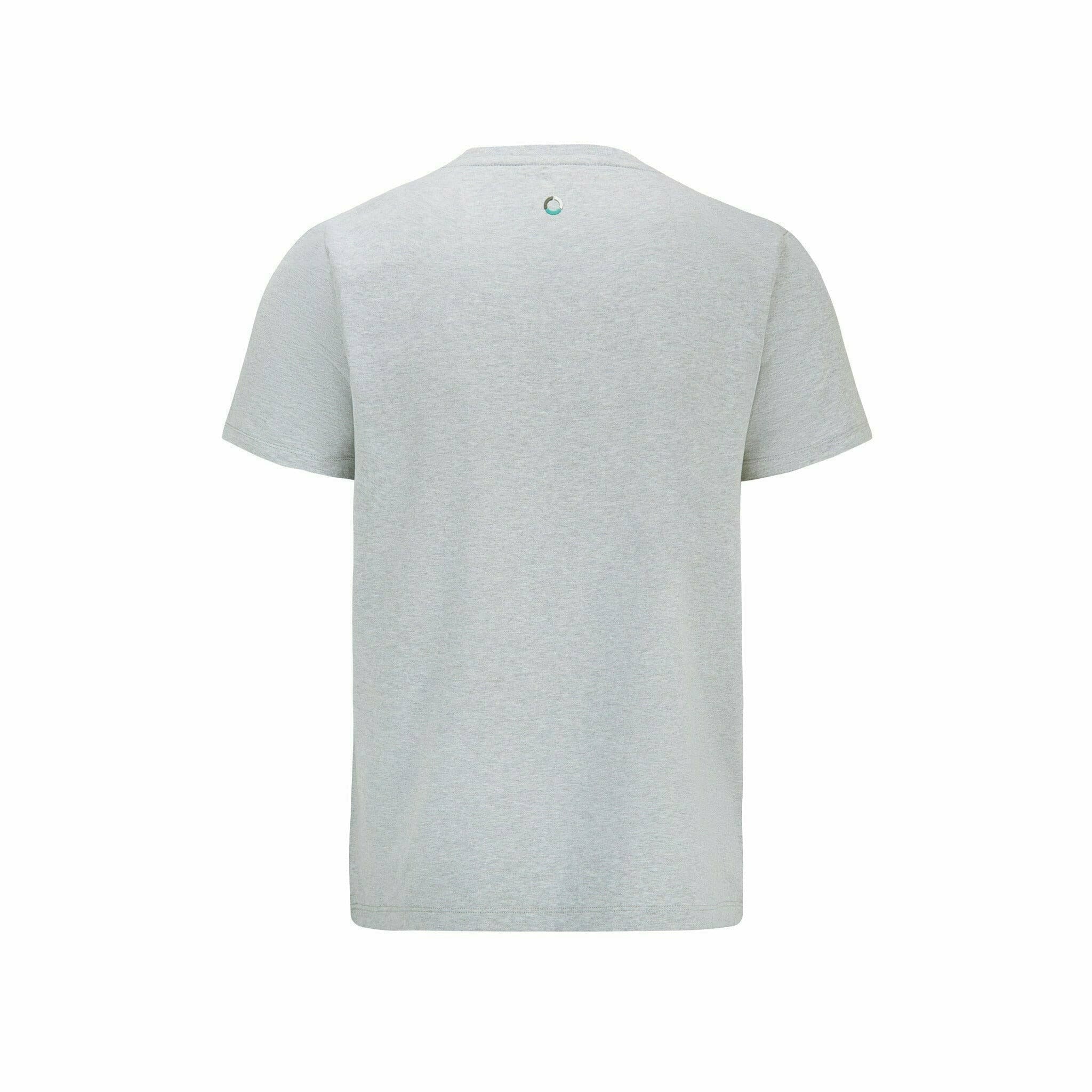 Mercedes Benz AMG Petronas F1 Unisex Small Logo T-Shirt - Black/Gray T-shirts Gray